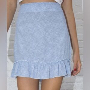 Brandy Melville Cara Ruffle Skirt